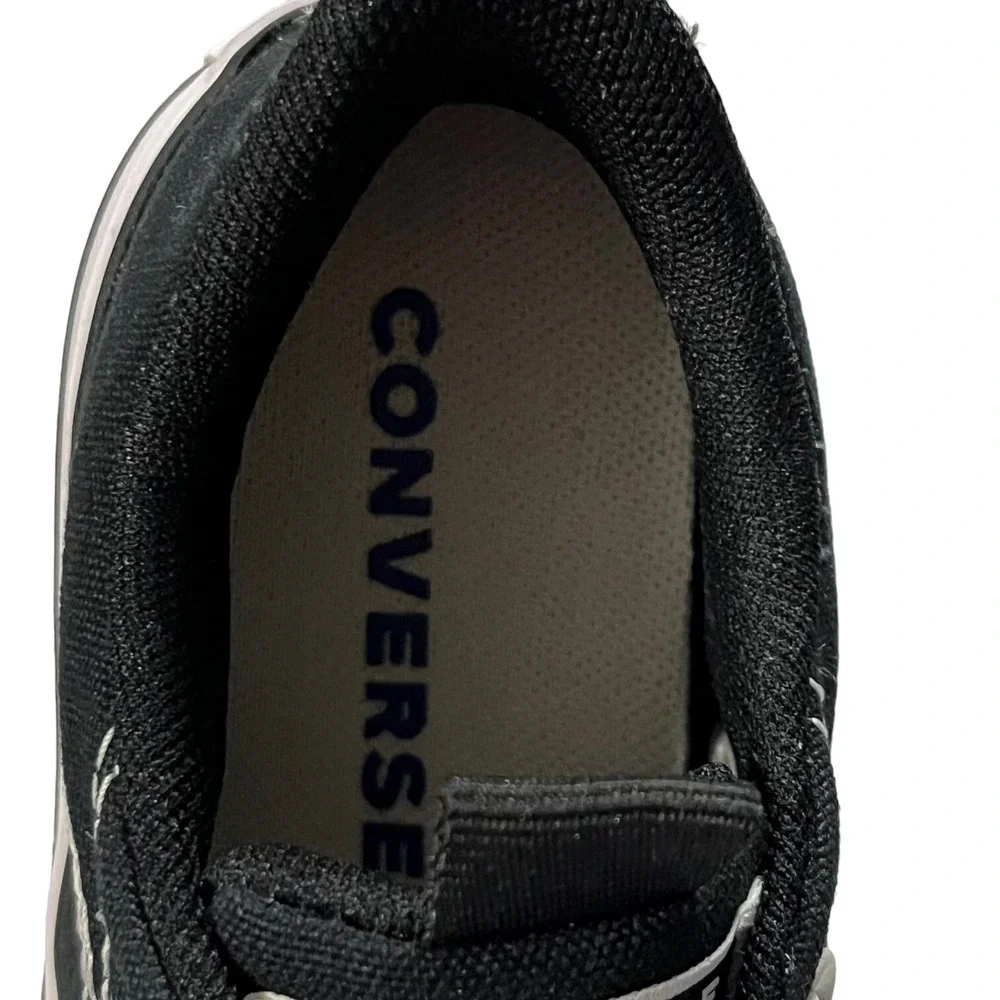 Converse Chuck Taylor All Star Rave Girls Boys Slip-on Sneakers Size‎ 12 Black